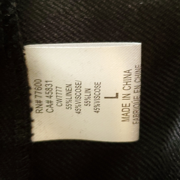 CHASER beachy linen pants L - Picture 9 of 9